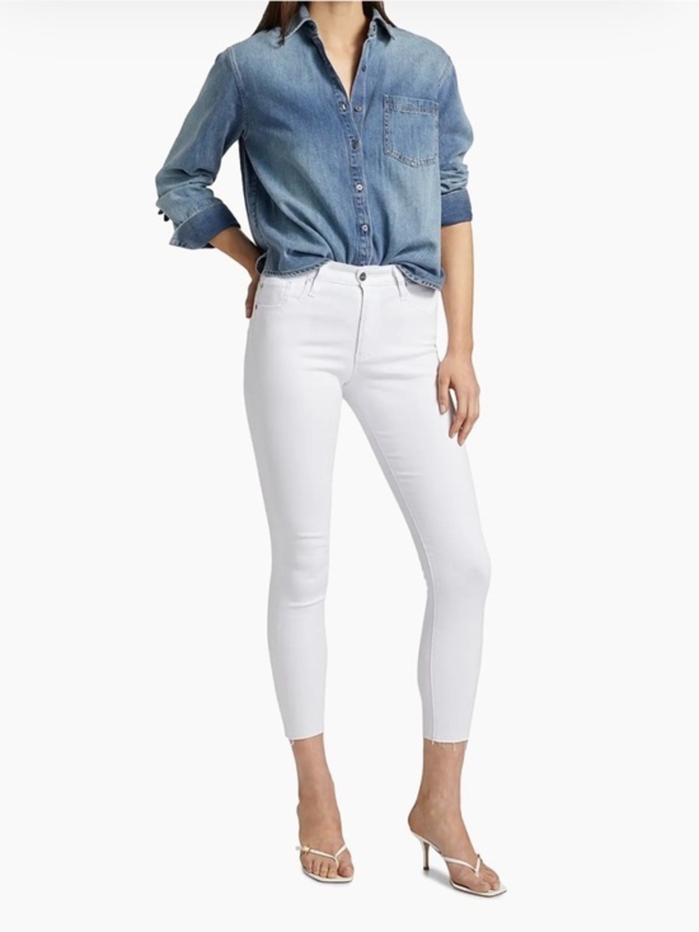 AG Jeans Farrah Mid-Rise Skinny Ankle Jeans Size 31
